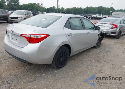 2014 Toyota Corolla Le z USA, uszkodzony, nr VIN 2T1BURHEXEC105403